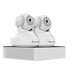 Комплект видеонаблюдения из 2-x поворотных IP камер VStarcam NVR C37 KIT